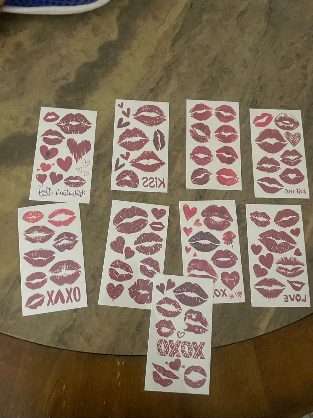 Romantic/Love Temporary Tattoo Stickers